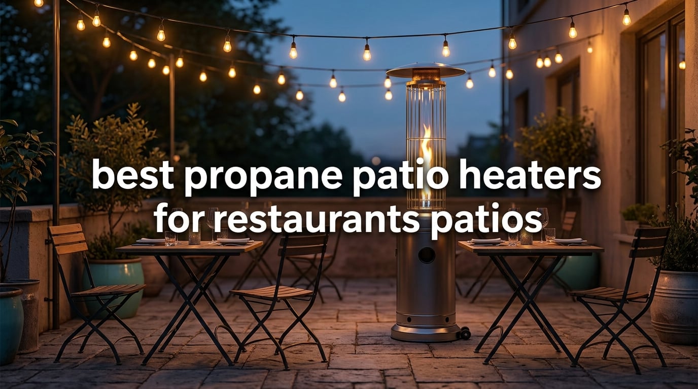 best propane patio heaters for restaurants patios