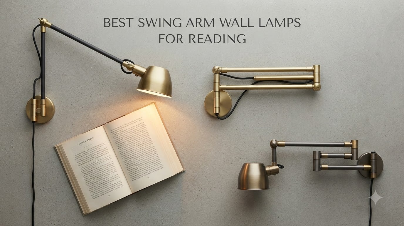 best swing arm wall lamps for reading