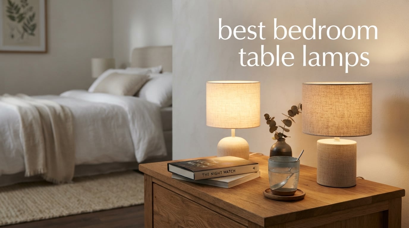best bedroom table lamps