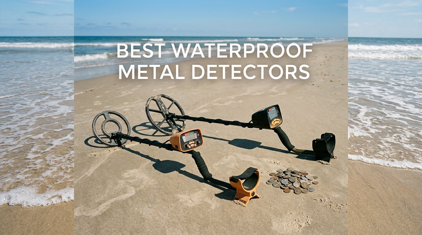 best waterproof metal detectors