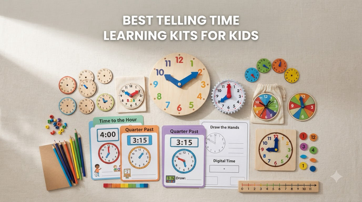 best telling time learning kits for kids