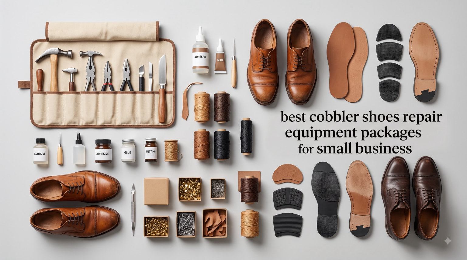 best cobbler shoes repair equipment packages for small business