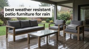 best weather resistant patio furniture for rain