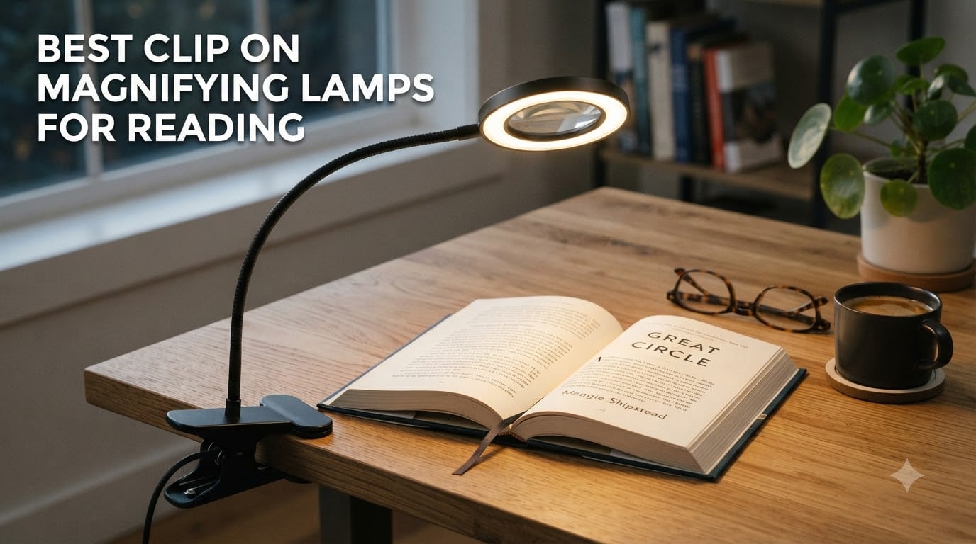 best clip on magnifying lamps for reading
