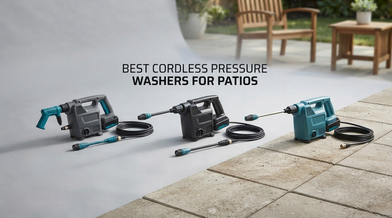 best cordless pressure washers for patios