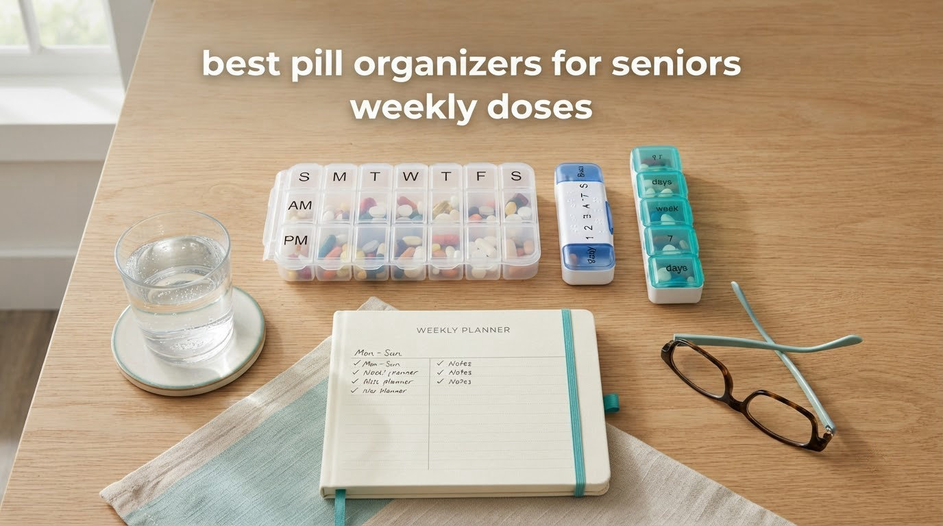 best pill organizers for seniors weekly doses