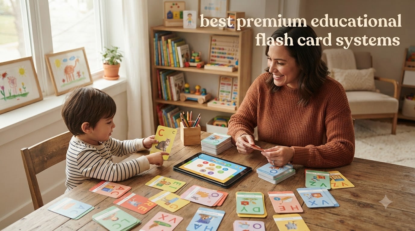 best premium educational flash card systems