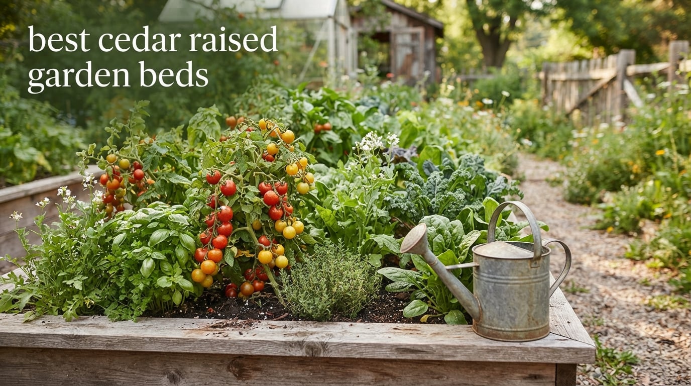 best cedar raised garden beds