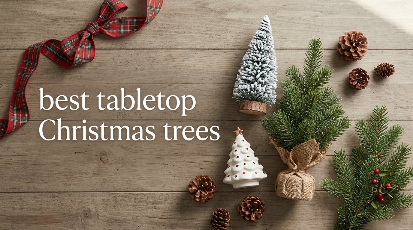 best tabletop Christmas trees