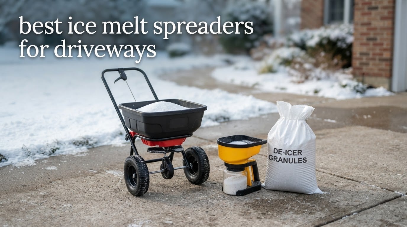 best ice melt spreaders for driveways