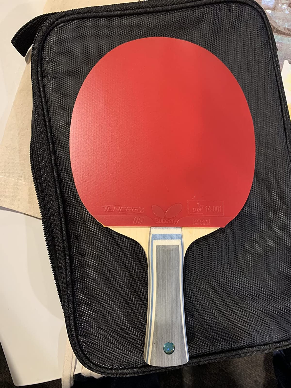 Butterfly Viscaria Table Tennis Blade - Butterfly ALC Blade - Professional Butterfly Table Tennis Blade - Available in FL, and ST handle styles - Made in Japan customer photo 1