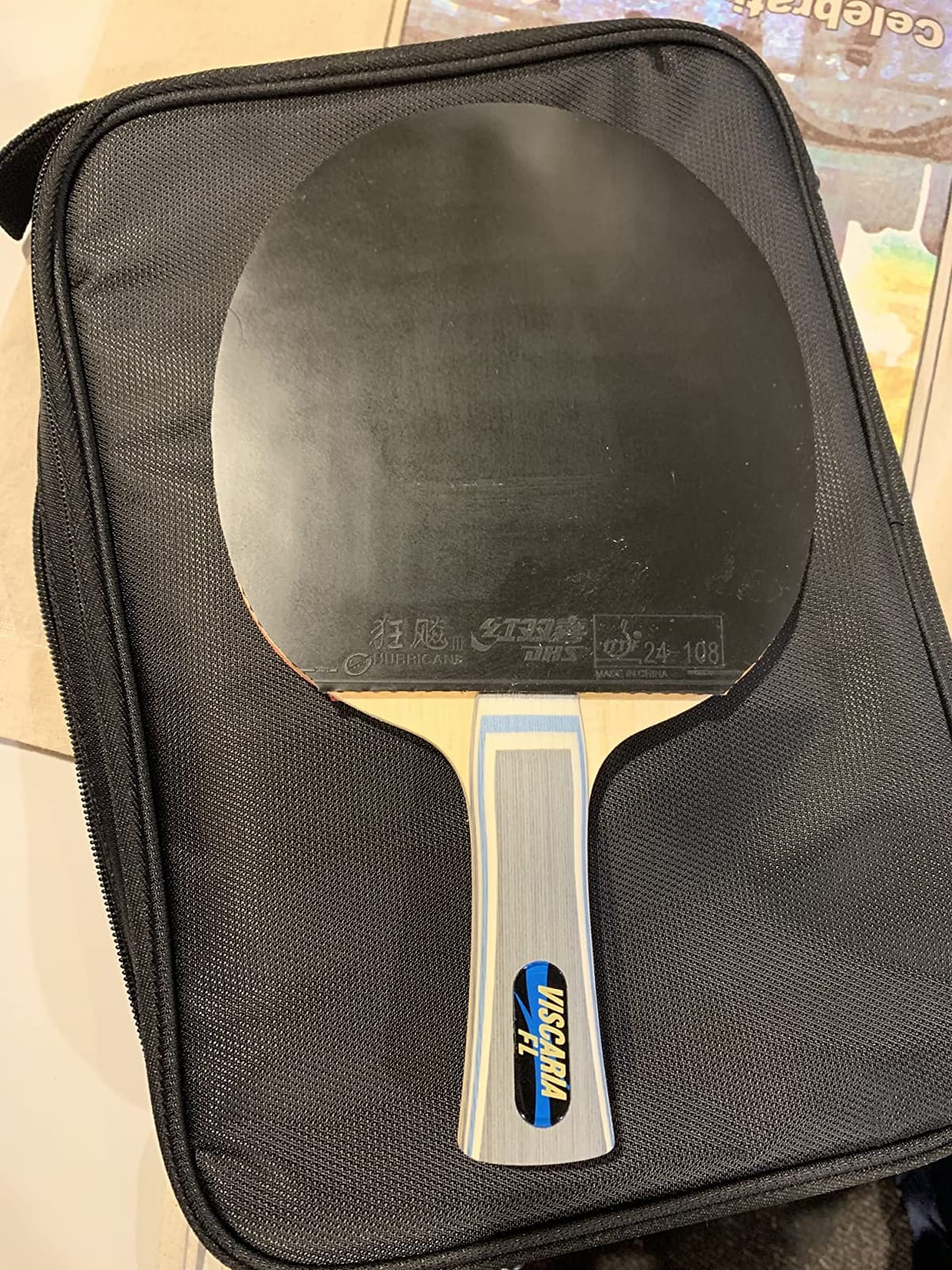 Butterfly Viscaria Table Tennis Blade - Butterfly ALC Blade - Professional Butterfly Table Tennis Blade - Available in FL, and ST handle styles - Made in Japan customer photo 2