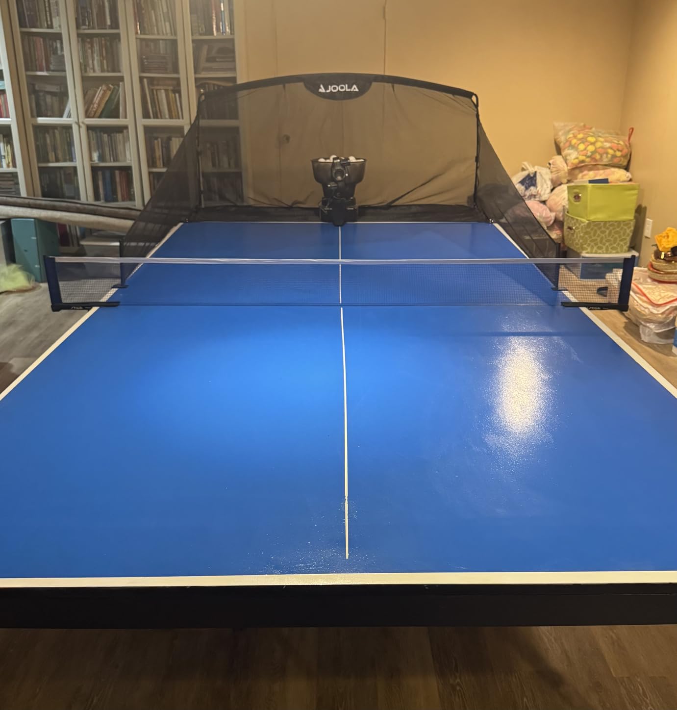 JOOLA iPong Carbon Fiber Table Tennis Ball Catch Net - Practice Net Attaches to Ping Pong Table for Ball Collection During Table Tennis Robot, Serve or Multi-Ball Training customer photo 1
