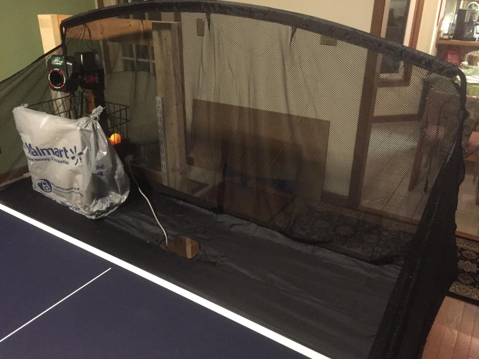 JOOLA iPong Carbon Fiber Table Tennis Ball Catch Net - Practice Net Attaches to Ping Pong Table for Ball Collection During Table Tennis Robot, Serve or Multi-Ball Training customer photo 2