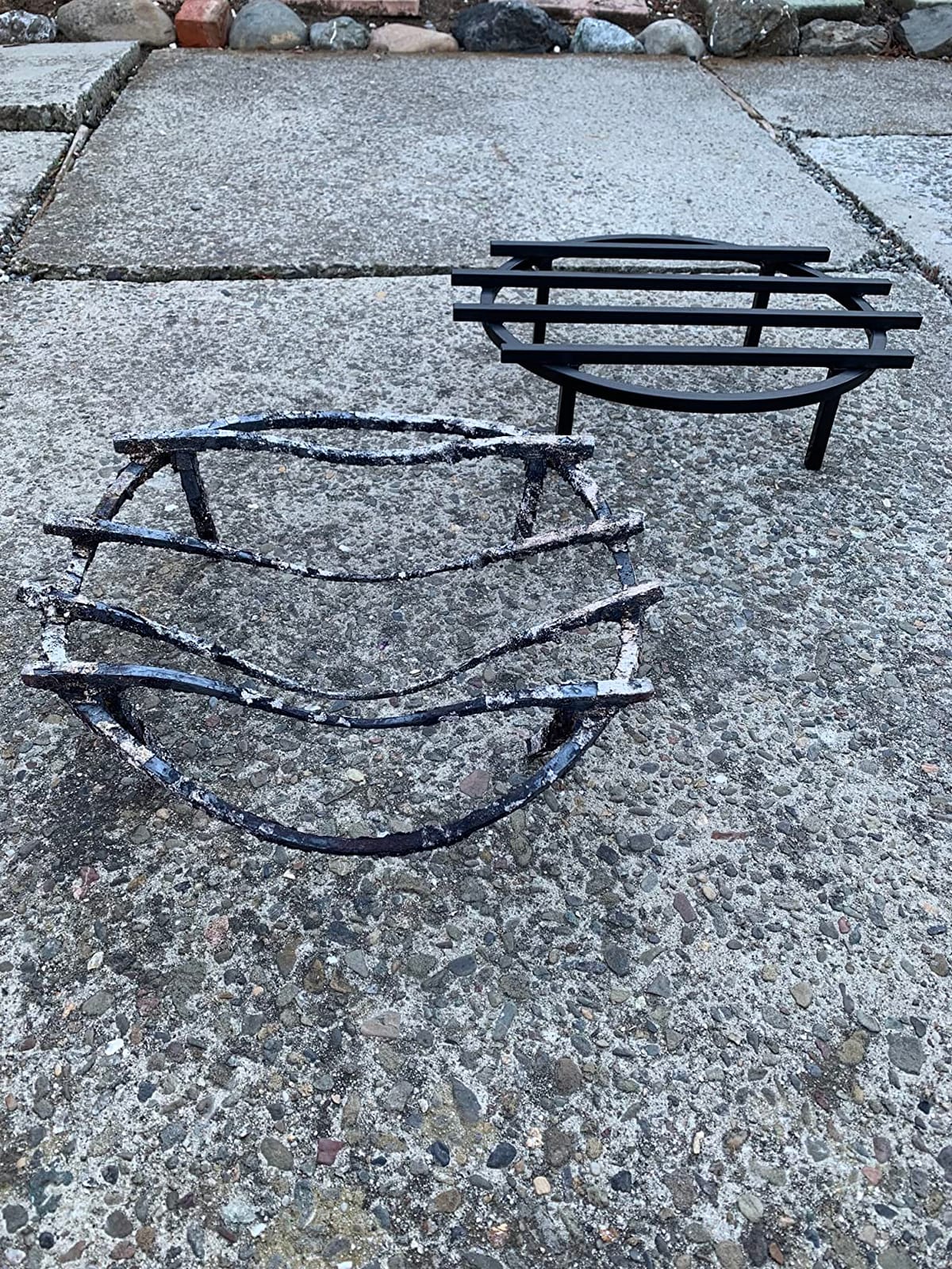 SteelFreak Classic Round Fire Pit Grate, 24 Inch Diameter - Made in the USA customer photo 2