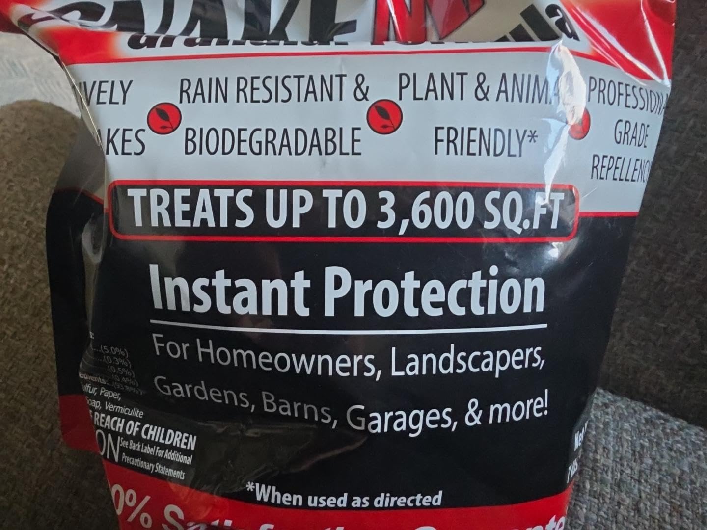 Nature's MACE Snake Mace Snake Repellent 7 lb Granules customer photo 1