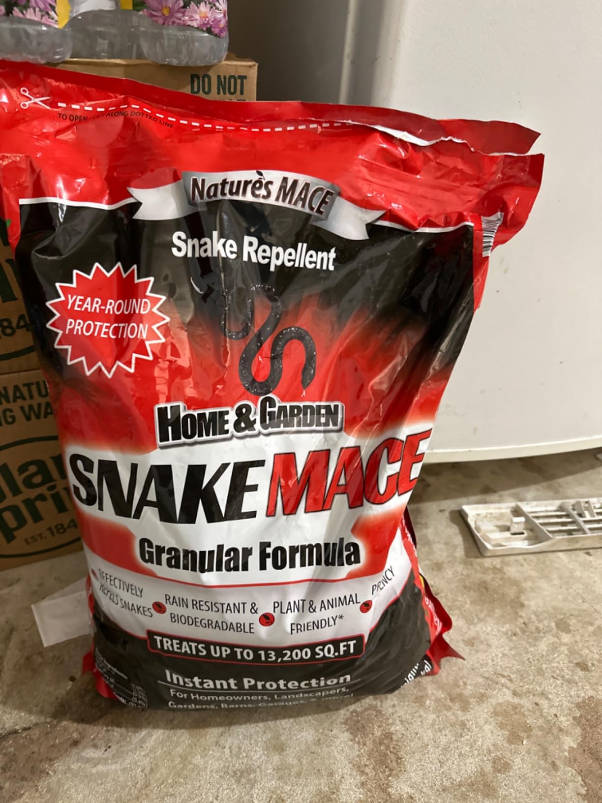 Nature's MACE Snake Mace Snake Repellent 7 lb Granules customer photo 2