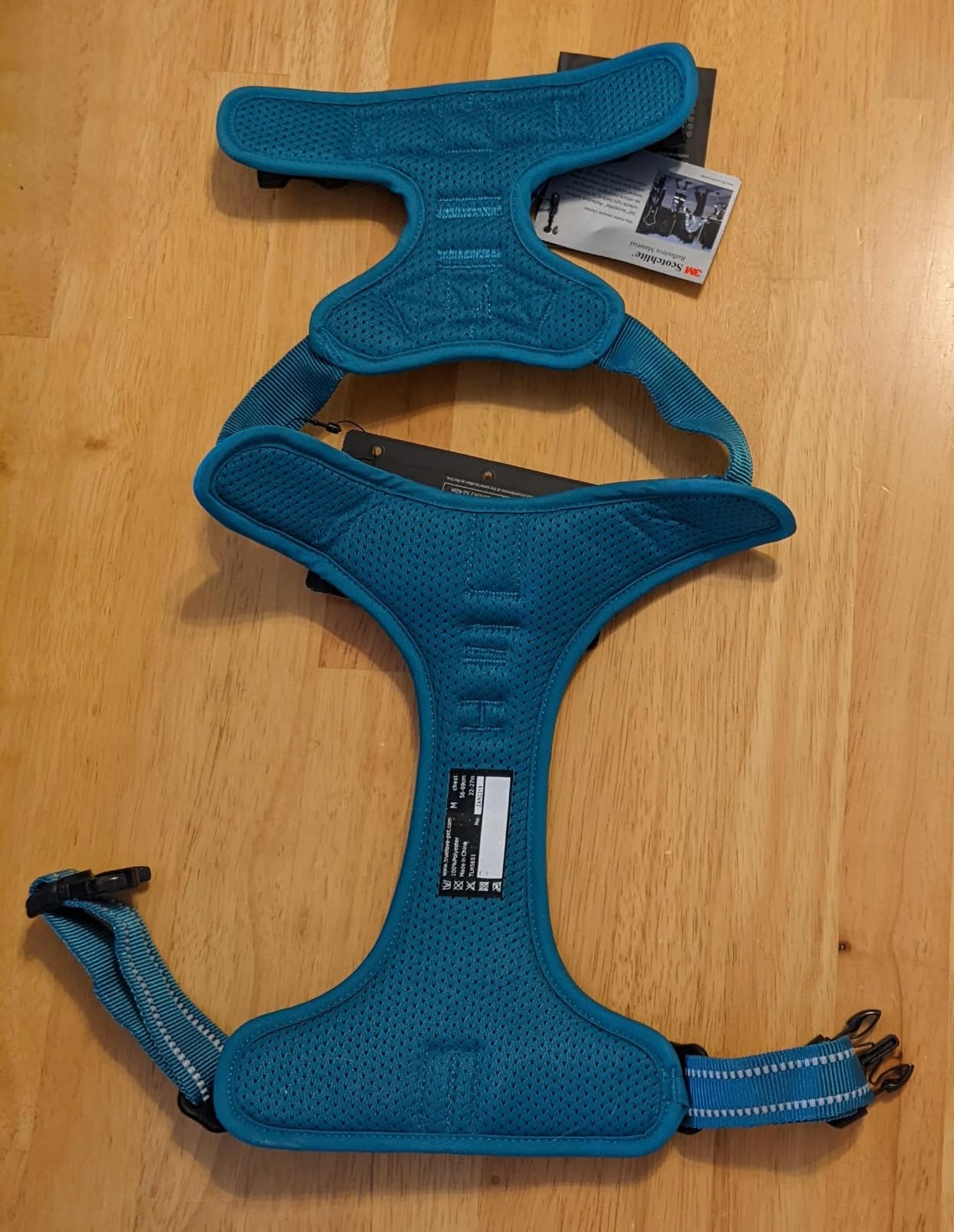 JUXZH Truelove No Pull Dog Harness with Easy Control Handle and 2 Leash Attachments,Reflective Adjustable Pet Vest customer photo 2