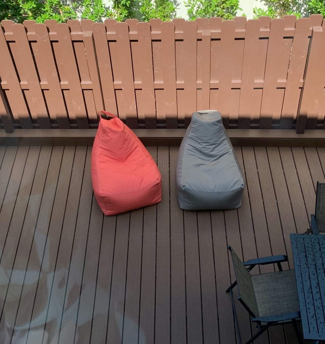 Jaxx Juniper Outdoor Bean Bag Patio Chair & Poolside Lounge, Granite customer photo 2