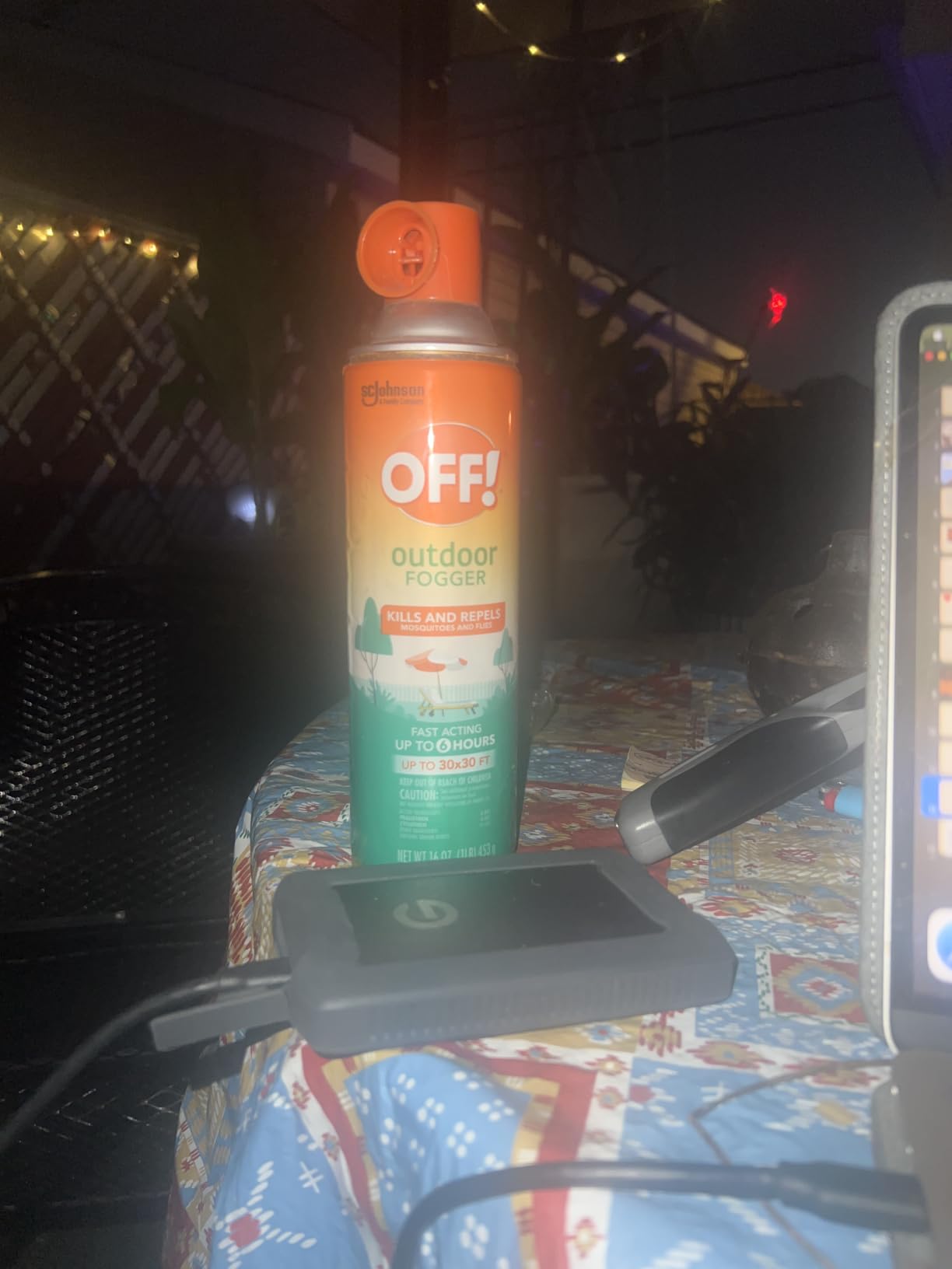 OFF! Outdoor Insect and Mosquito Repellent Fogger Backyard Pretreat Kills and Repels Insects up to 900 Square Feet 16 Ounce (Pack of 2) customer photo 1
