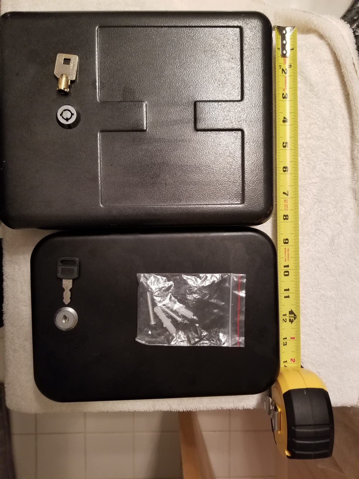 Dalmbox Compact Portable Handgun Pistol Gun Safe Lock Box for Car & Travel customer photo 1