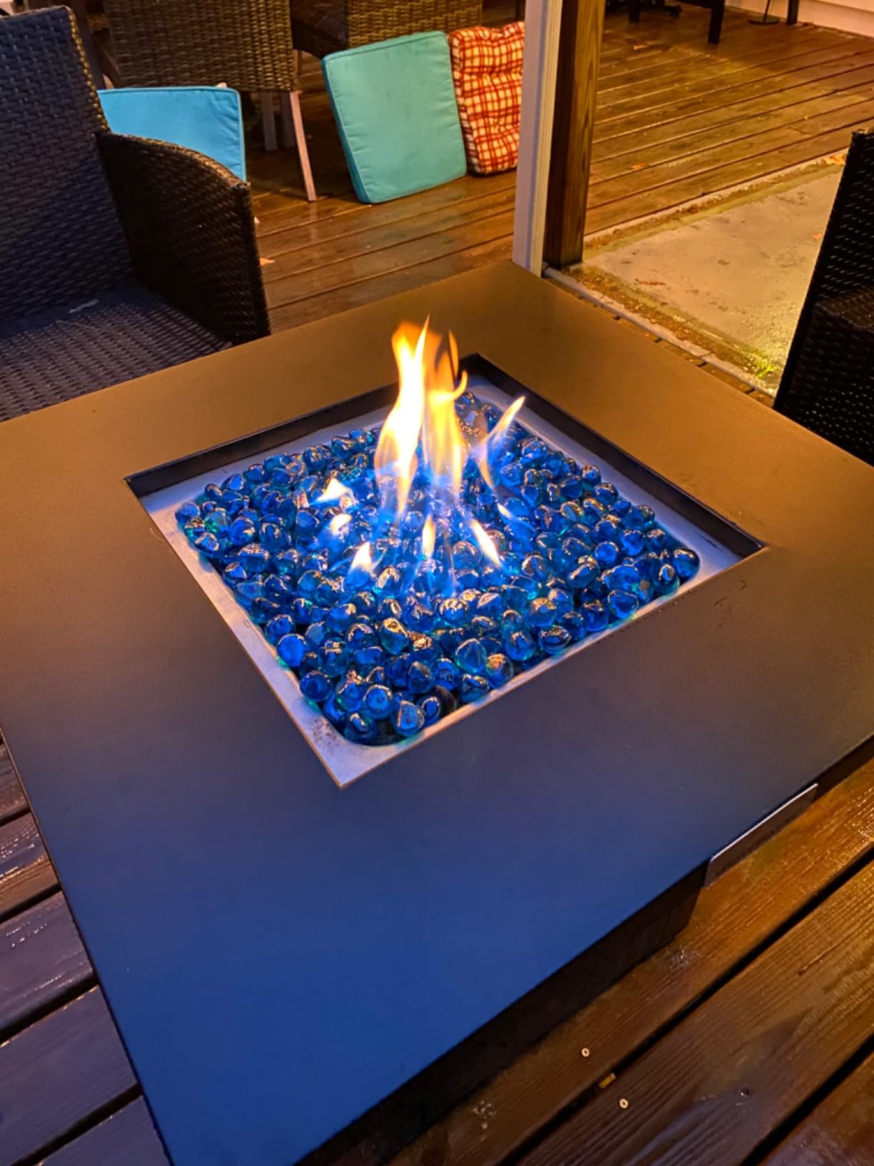 LEGACY HEATING 28in Gas Fire Pit Table, Outdoor Firepit customer photo 1