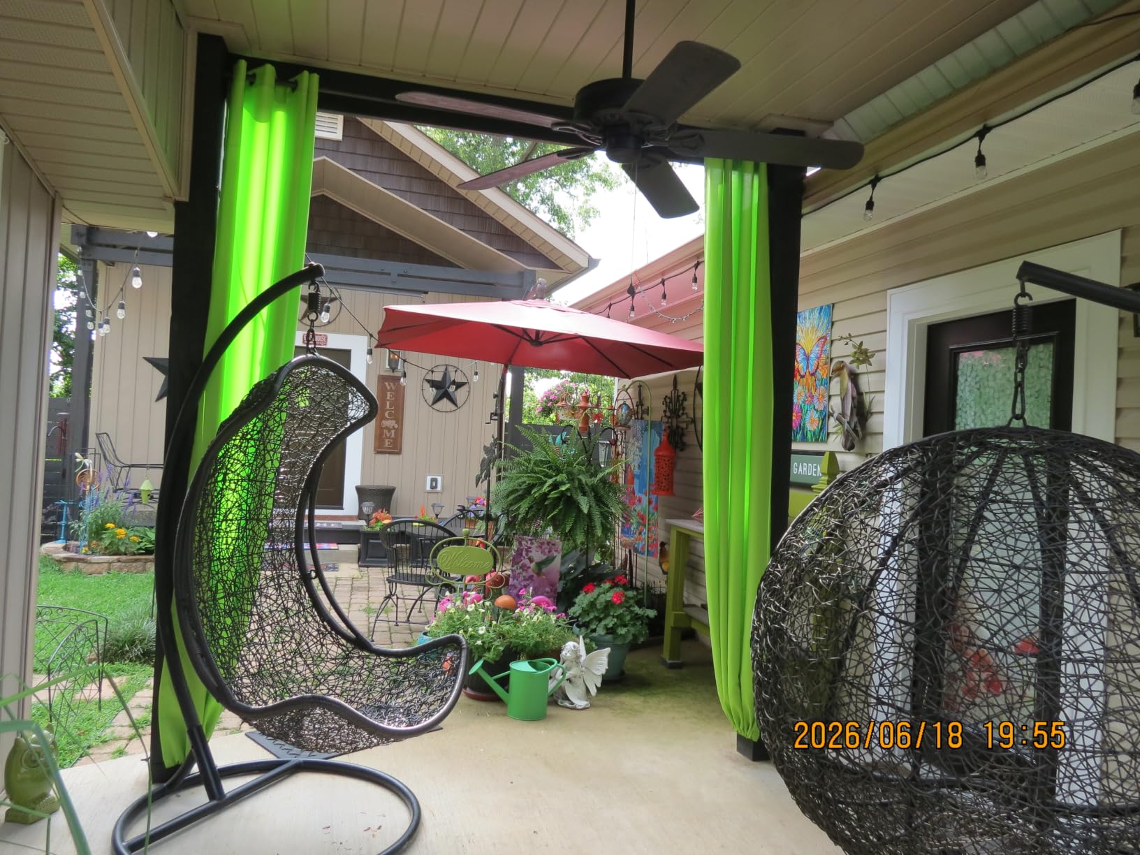 BONZER Outdoor Curtains for Patio Waterproof Thick Privacy customer photo 1