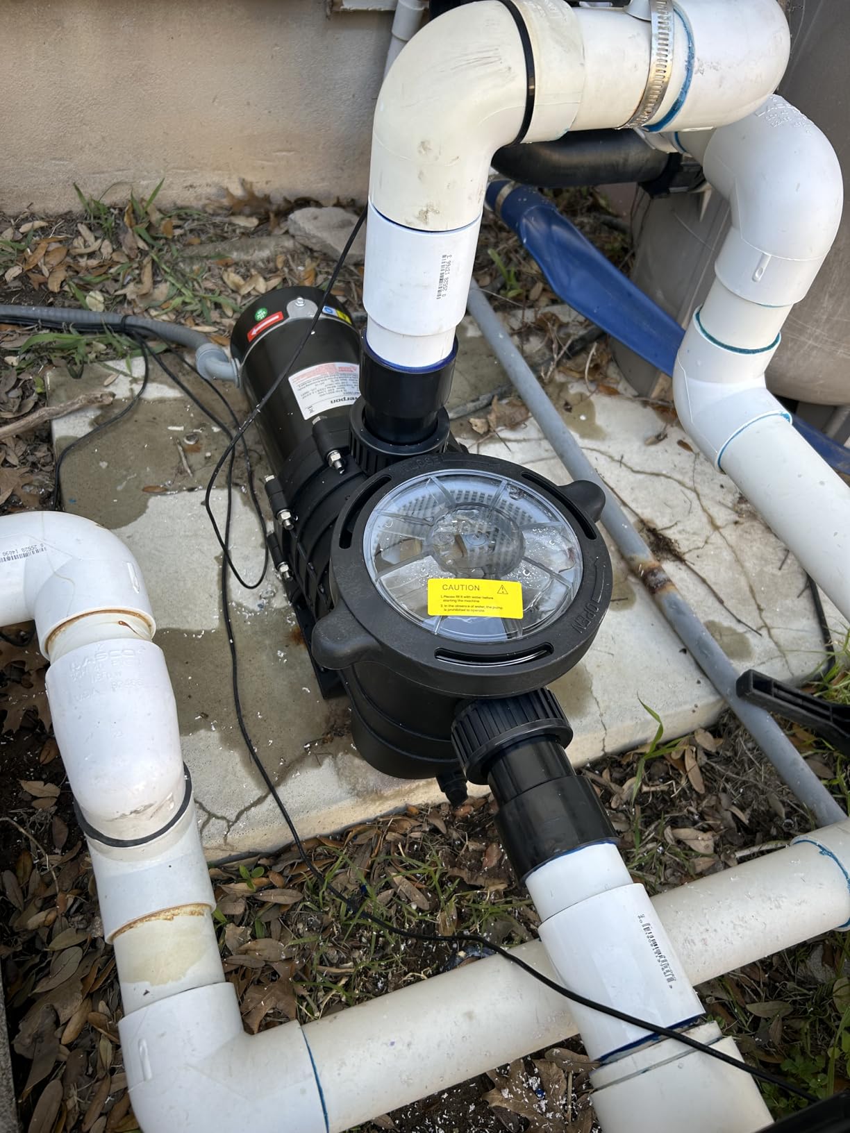2HP Above/In Ground Pool Pump, 115V/230V 6900GPH Self Priming customer photo 2