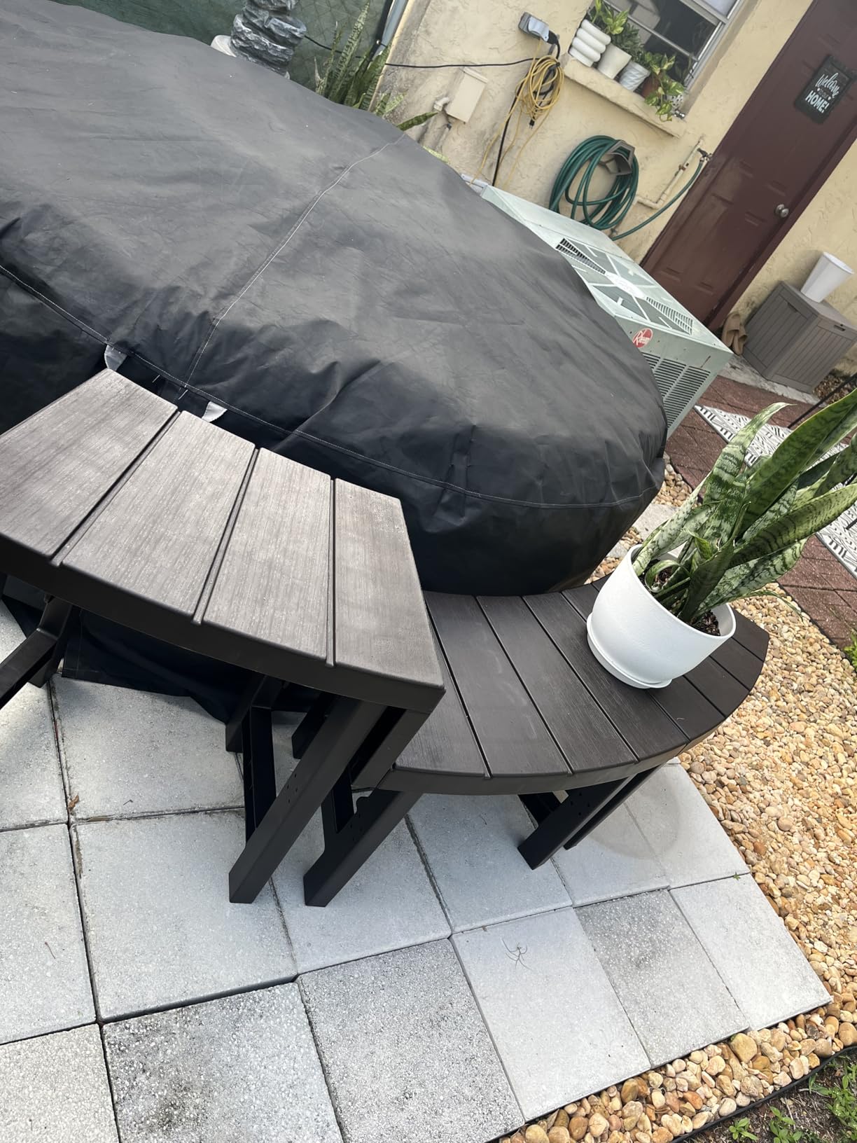 Intex PureSpa Bench Set for 4 Person Round Hot Tub Spas with 77in Diameter customer photo 2
