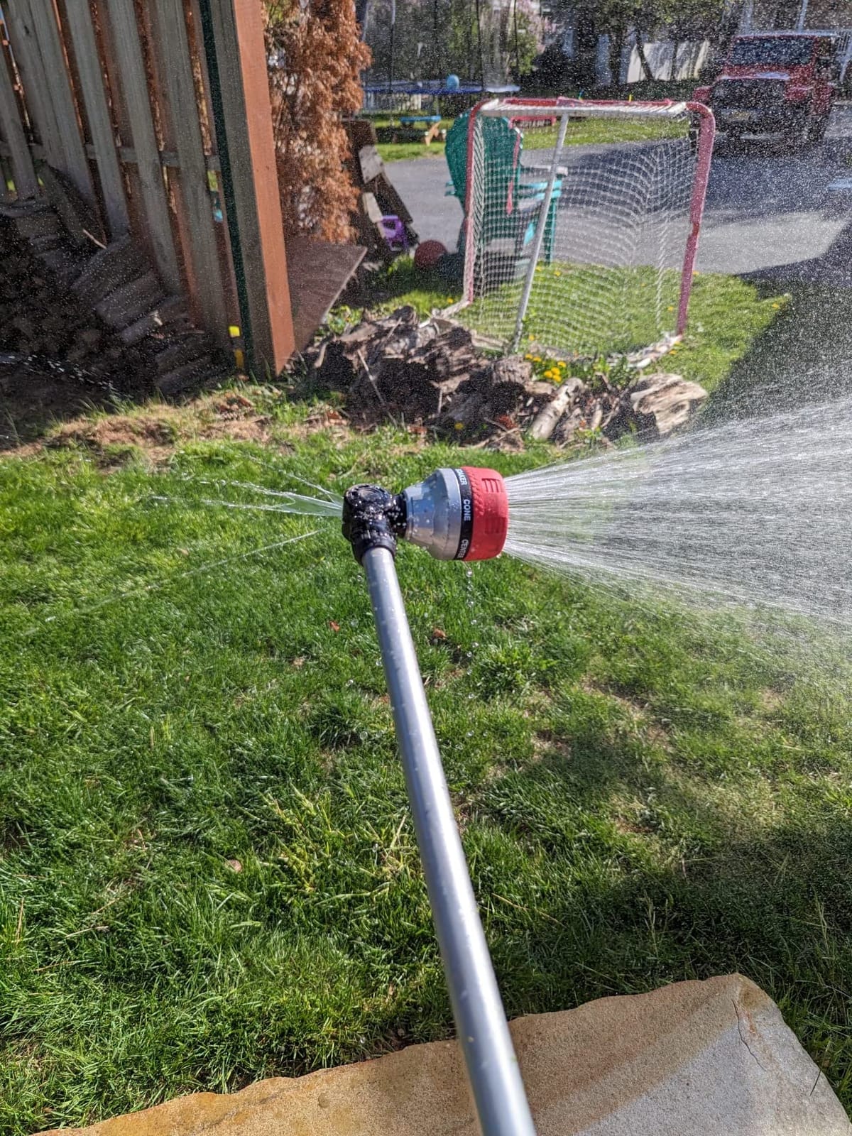 Eden 96618 Metal Thumb-Control 7-Pattern 33 in. Watering Wand | Heavy-Duty Water Sprayer for Hanging Plants, Gardens & Lawn Care, Quick Connect Set Bundle customer photo 1