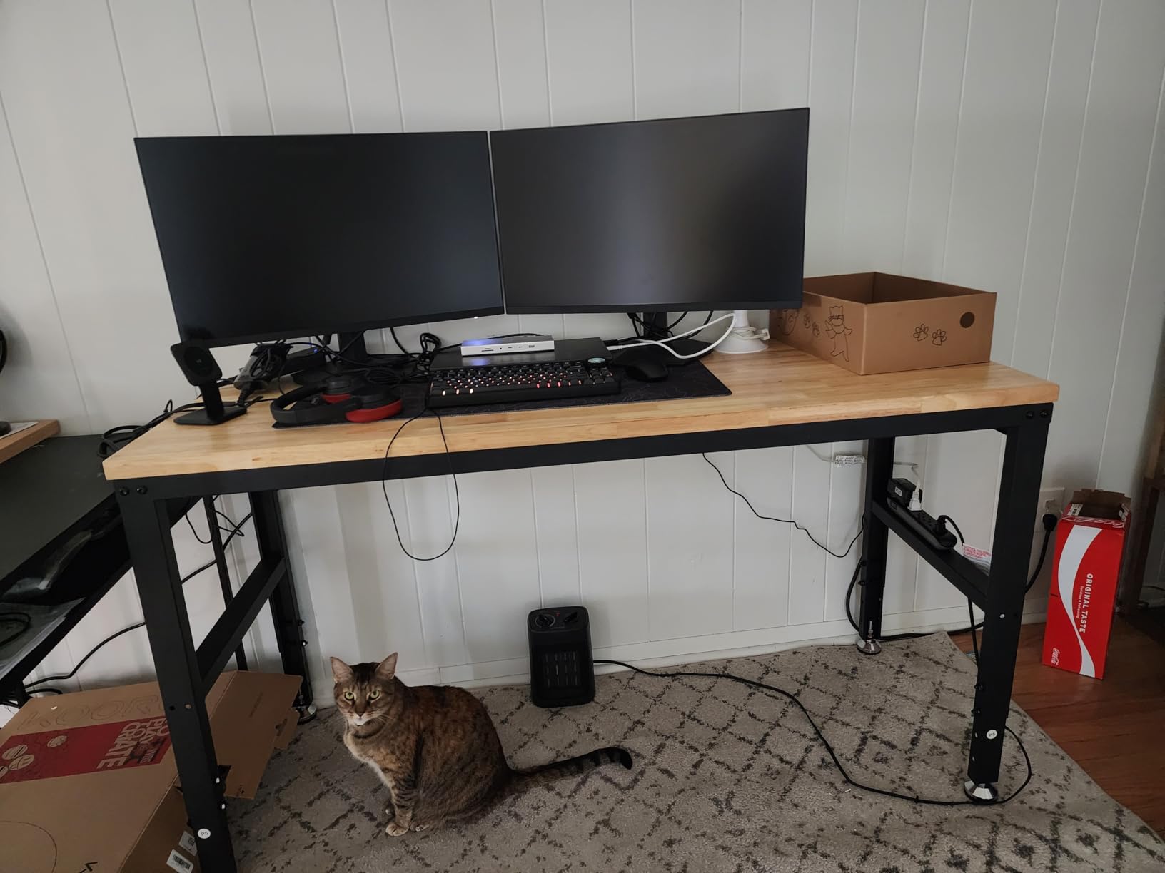 HABUTWAY Height Adjustable Workbench 60