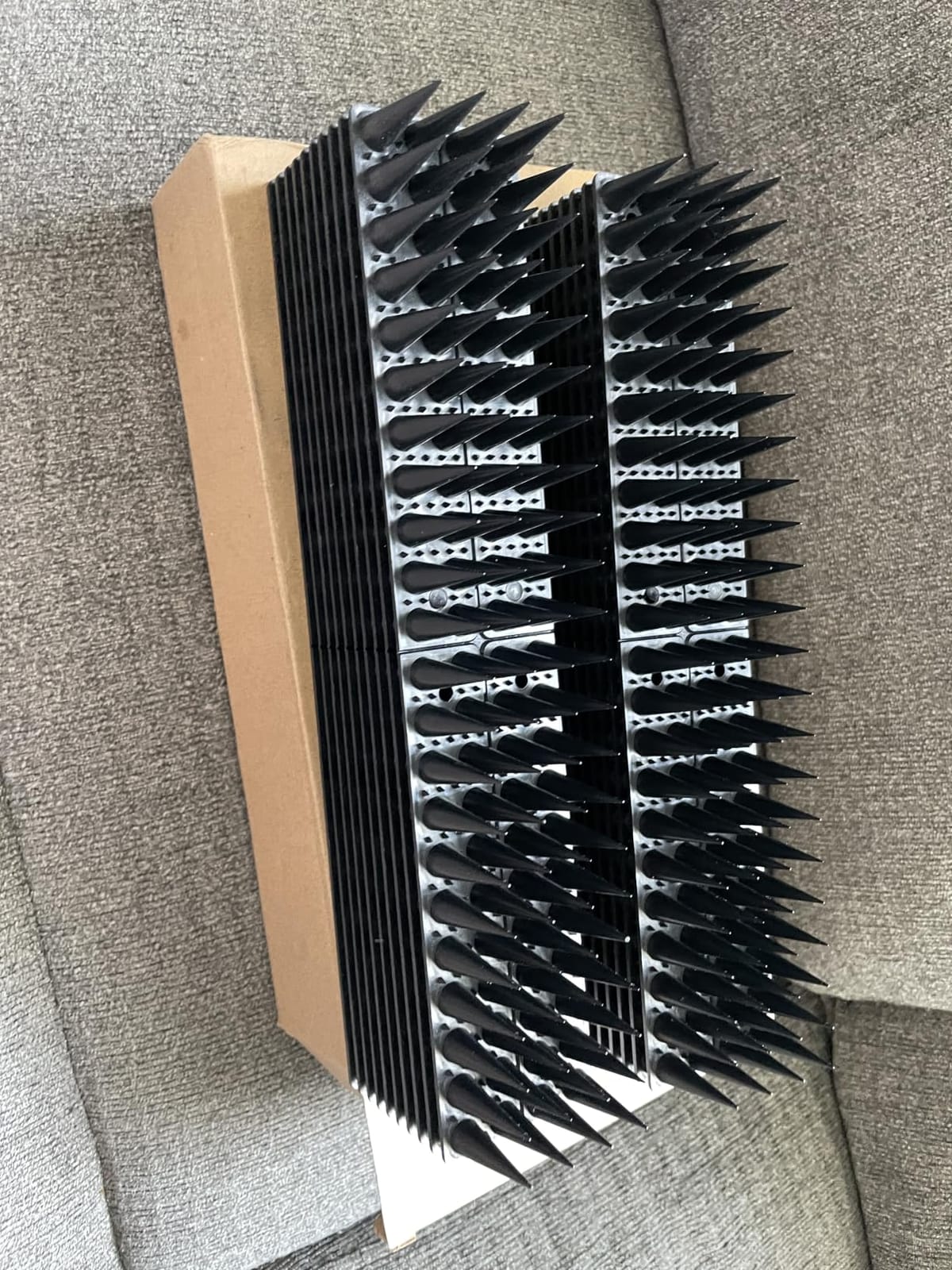 Bird Spikes, 20 Packs Bird Deterrent, Raccoon for Outdoor Repelling Reptiles, Squirrel Spikes for Fences and Roofs to Keep Birds Away（18.7Feet） customer photo 2