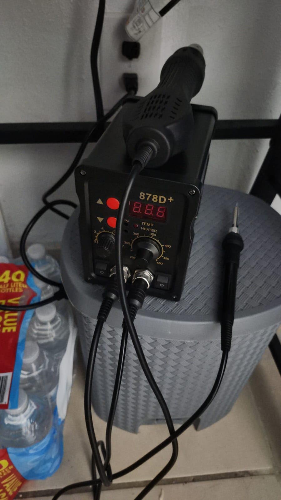 Beaiguna 2 in 1 Hot Air Rework Soldering Iron Station Kit, Precision Circuit Board Soldering Gun Kit, Rapid Heat up Solder Station, Upgrade Dual System Independent Control, Auto Sleep & Calibration customer photo 2