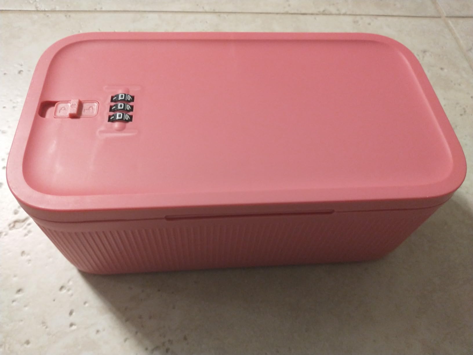 Lockable Storage Box, Small Lock Box with Combination Code for Phone/Medicine Safe/Food Home/Refrigerator/Office/Personal Items/Travel/Gift,9.25 x 5.04 x 3.62’’ customer photo 2