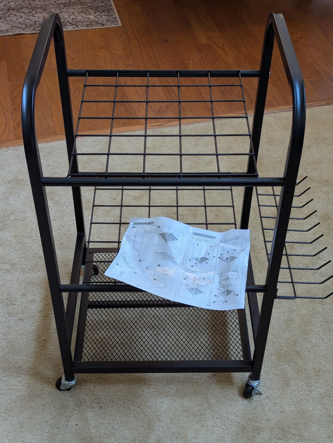EVERHANGER Garden Tool Organizer Stand, Garage Tool Storage Organization customer photo 1