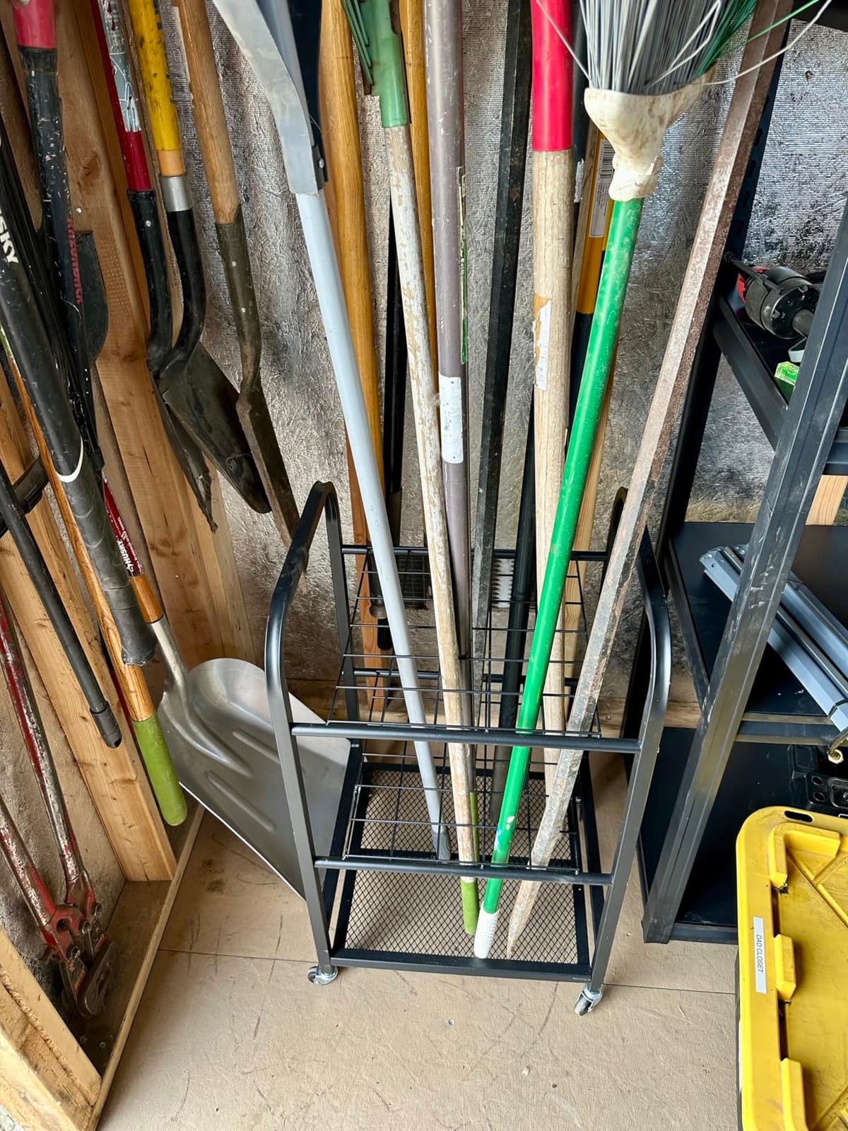 EVERHANGER Garden Tool Organizer Stand, Garage Tool Storage Organization customer photo 2