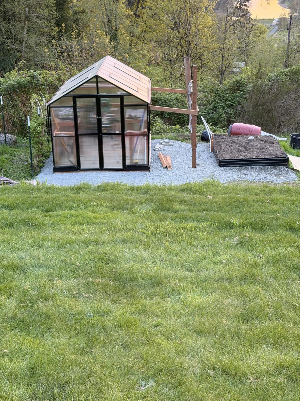 HOWE 10x12x8.4 FT Polycarbonate Greenhouse with 4 Vent Windows customer photo 1