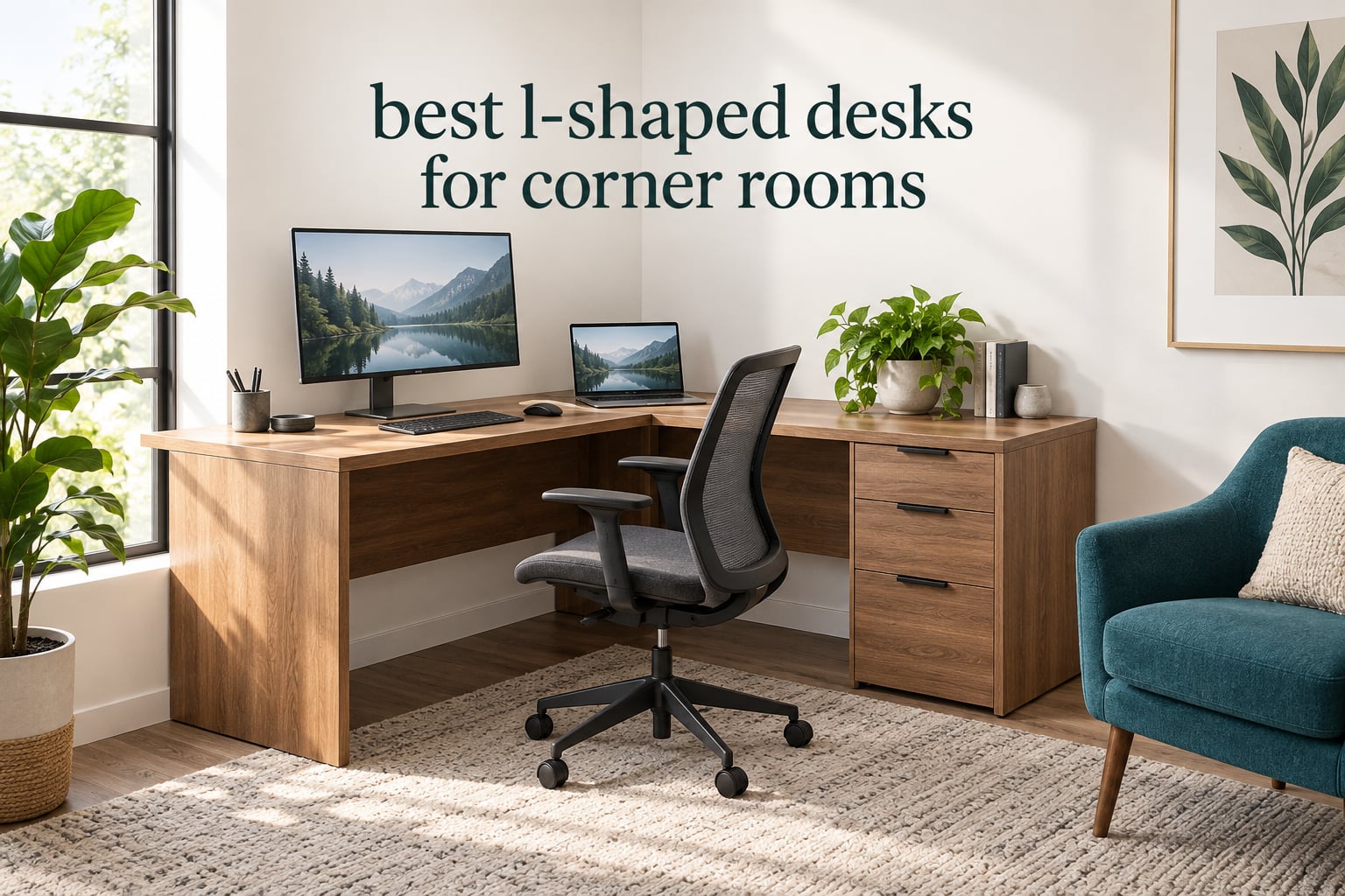 best l-shaped desks for corner rooms