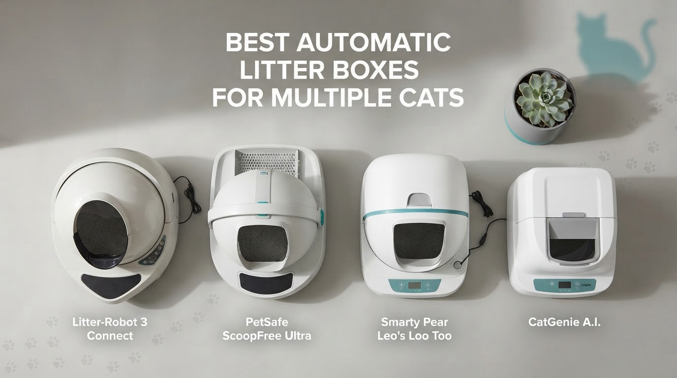 best automatic litter boxes for multiple cats