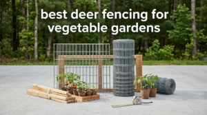 best deer fencing for vegetable gardens