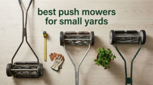 best push mowers for small yards