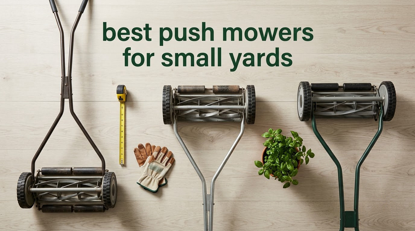 best push mowers for small yards