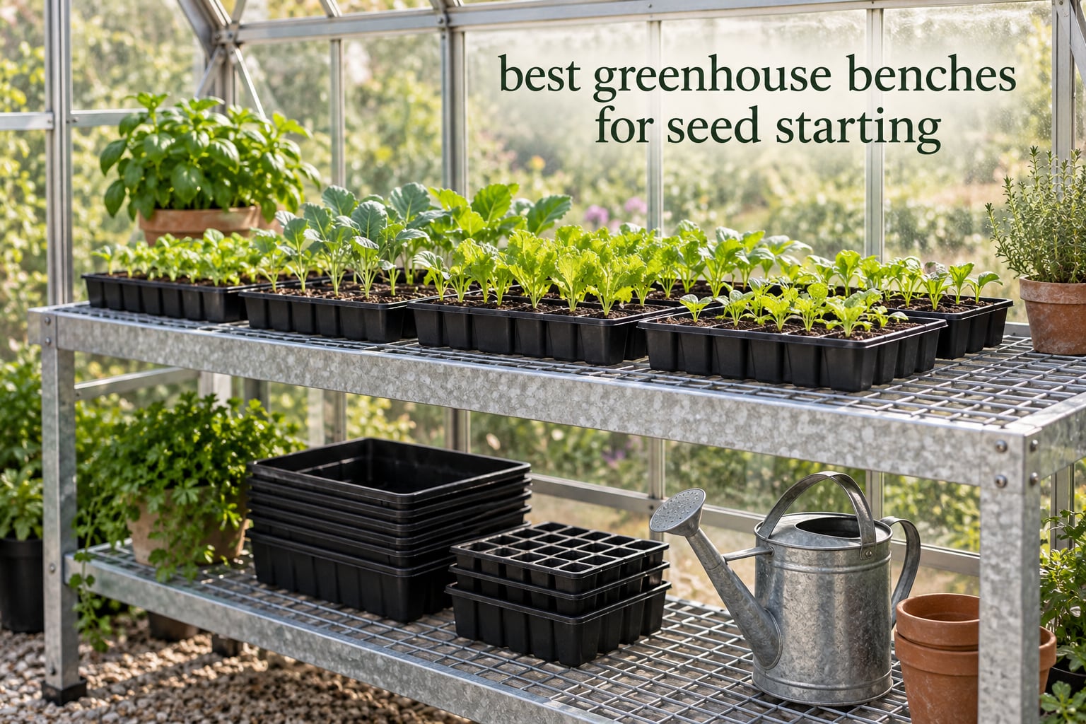 best greenhouse benches for seed starting