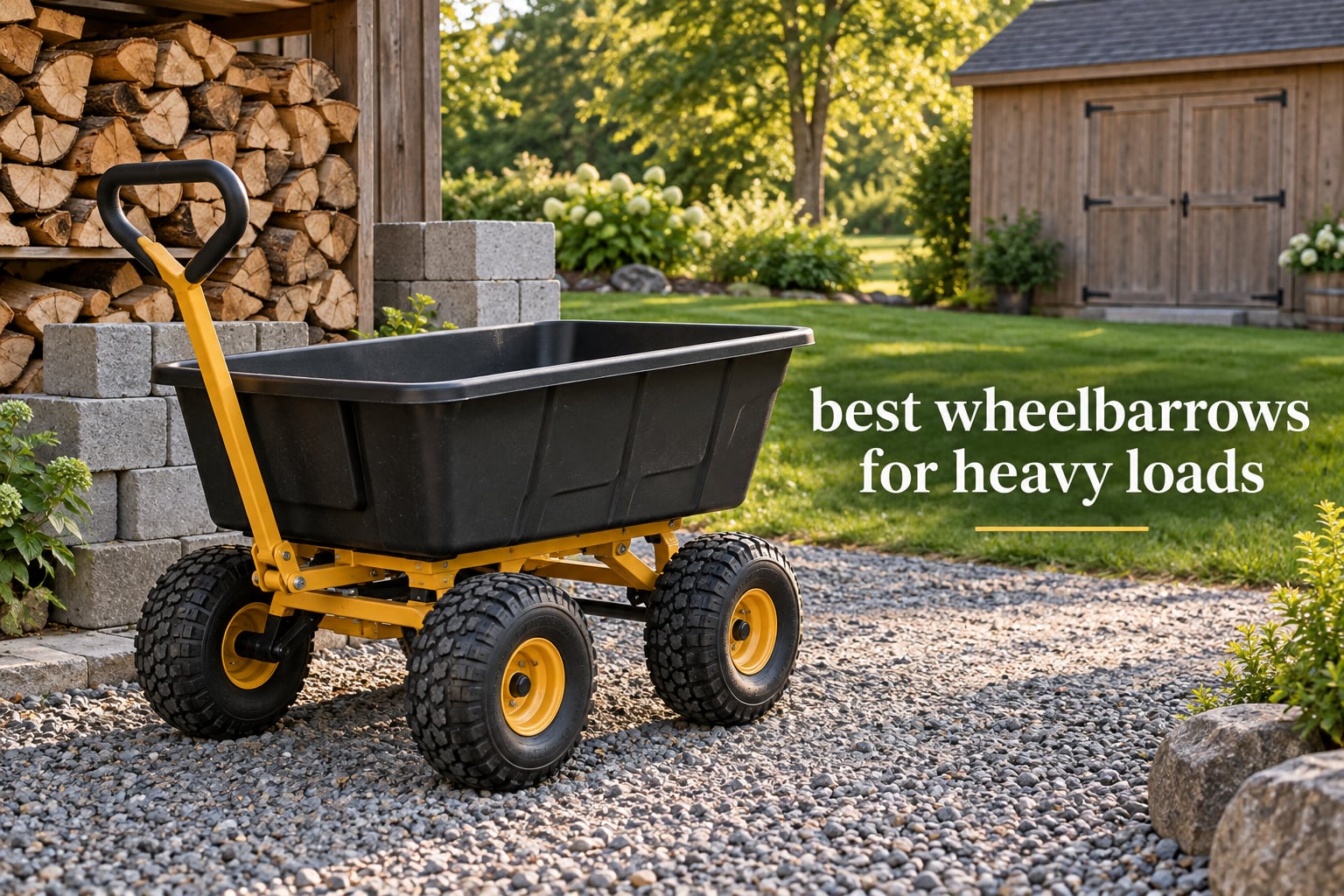 best wheelbarrows for heavy loads