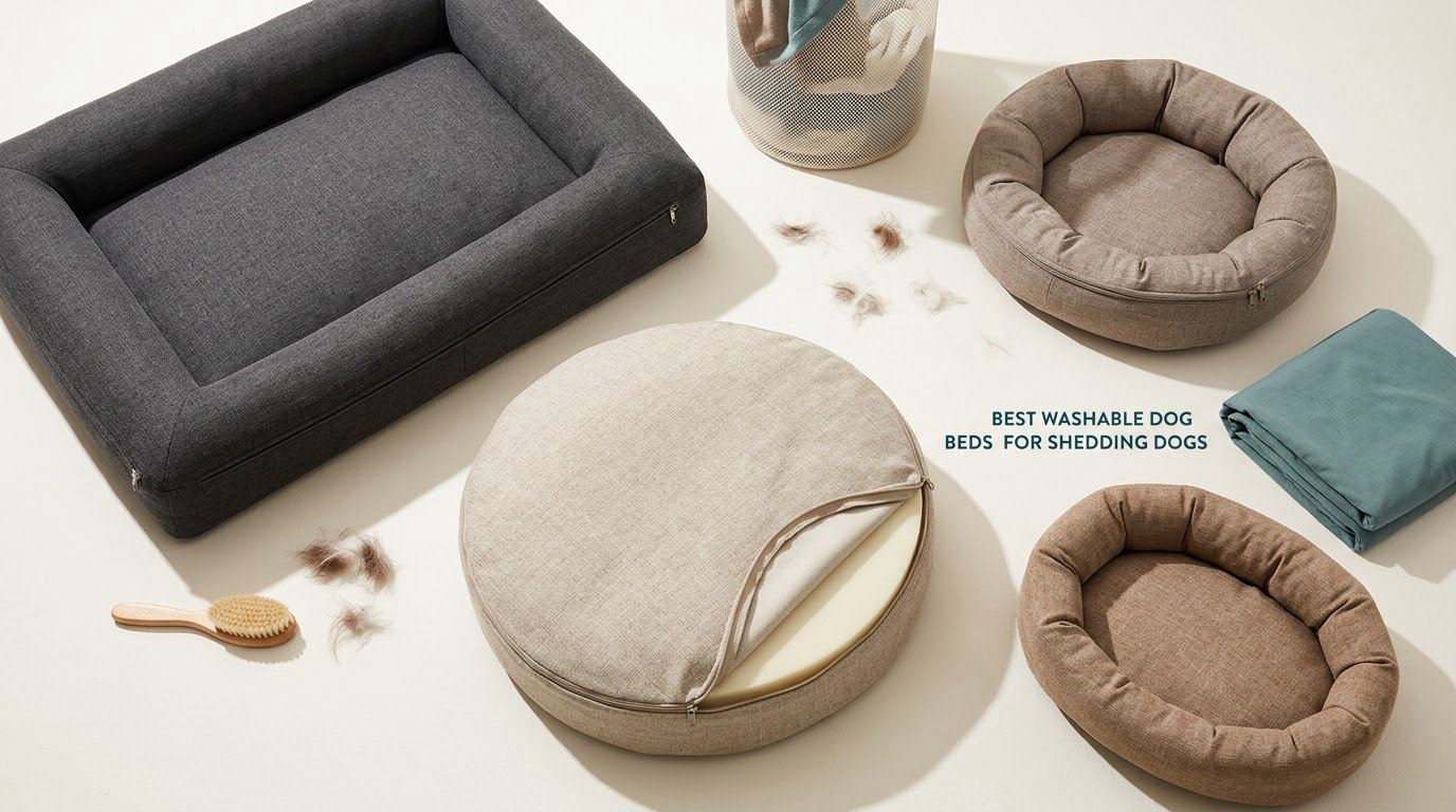best washable dog beds for shedding dogs