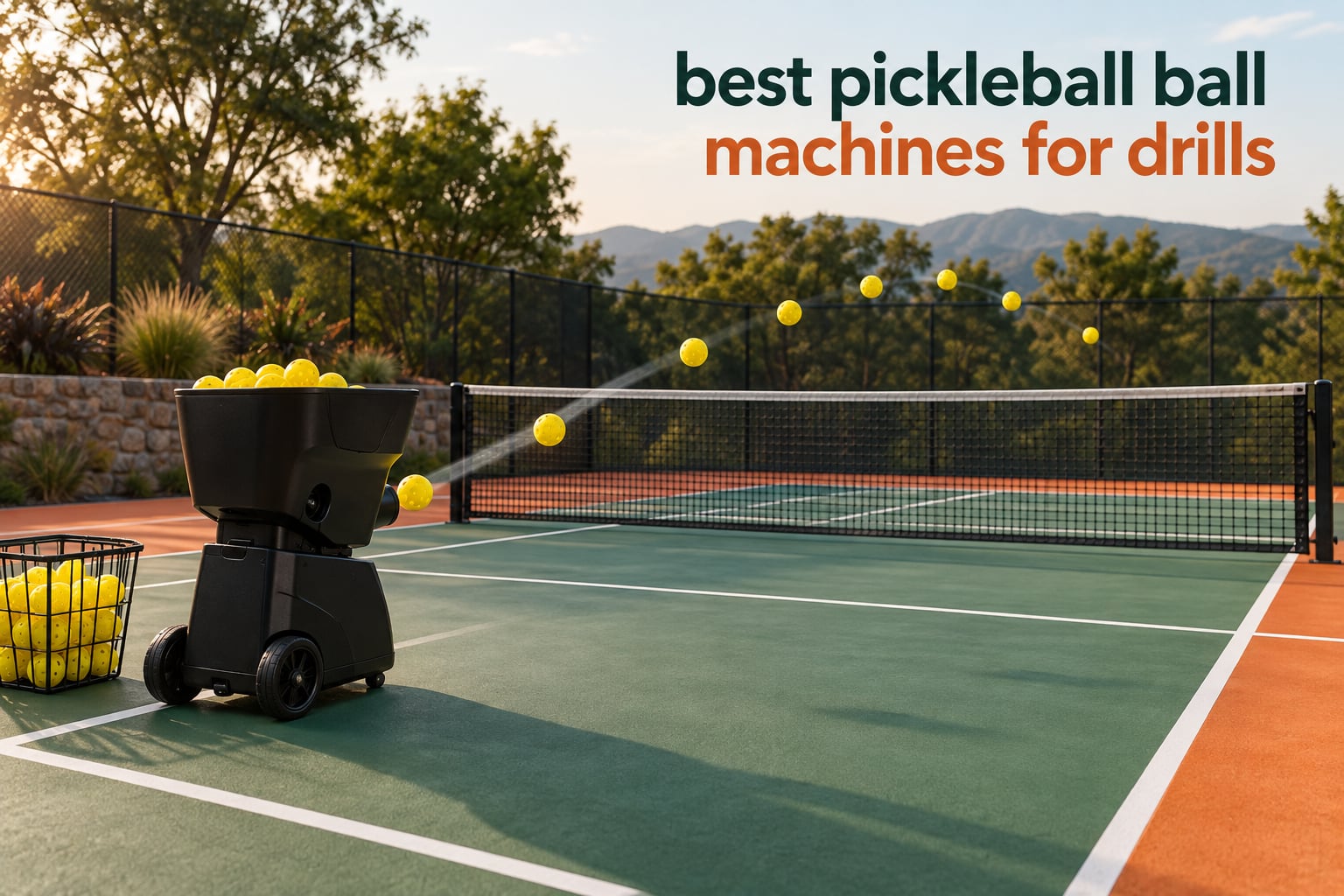 best pickleball ball machines for drills