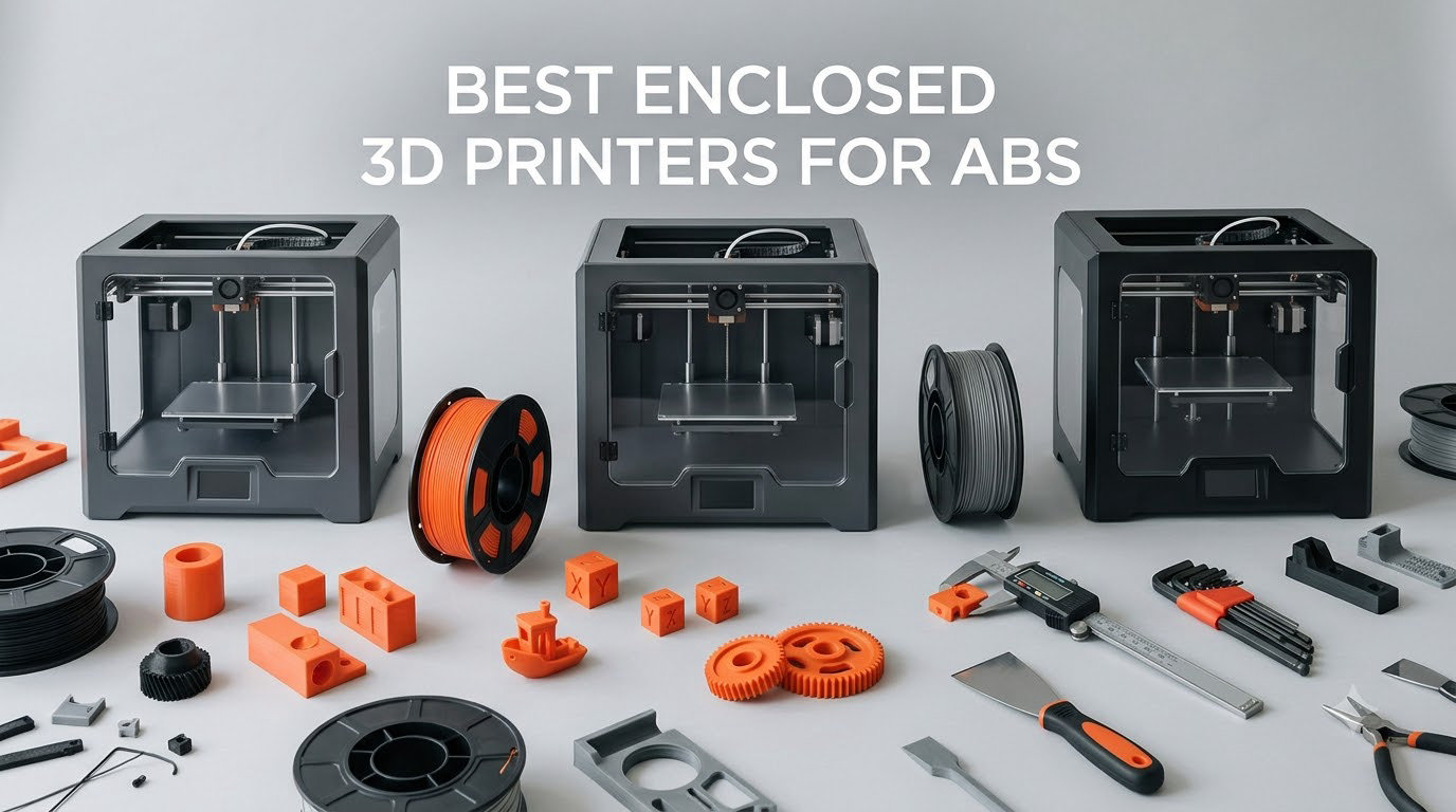 best enclosed 3d printers for abs