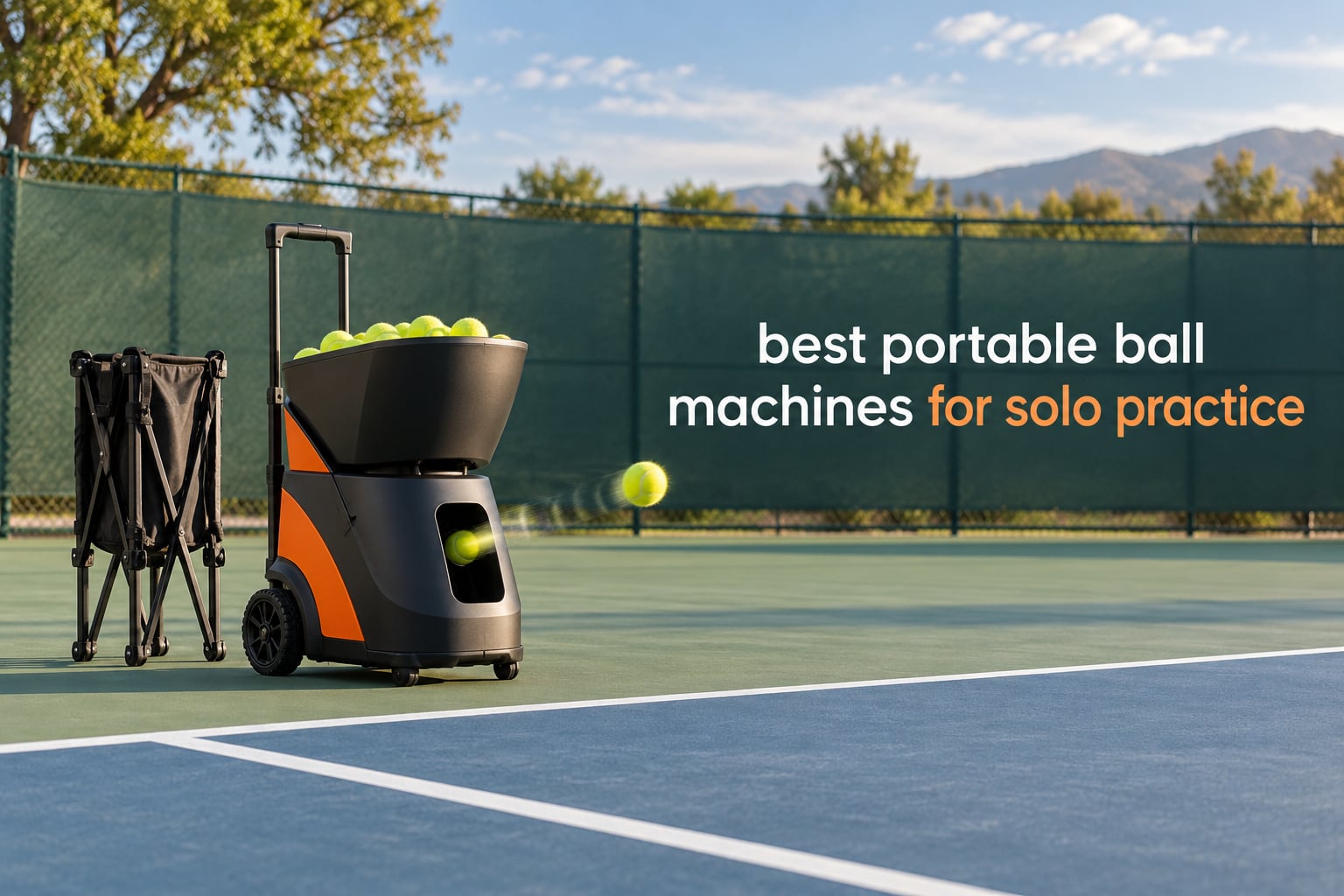 best portable ball machines for solo practice