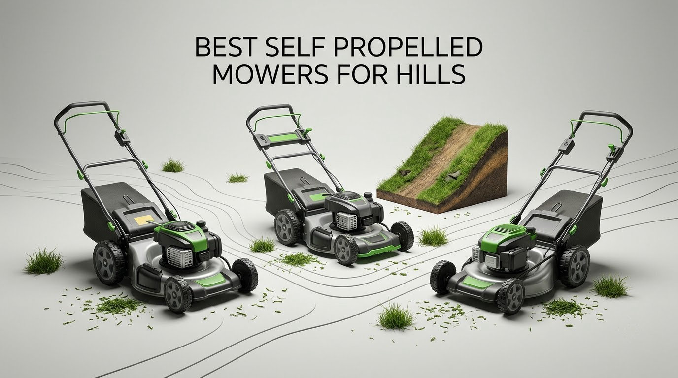 best self propelled mowers for hills