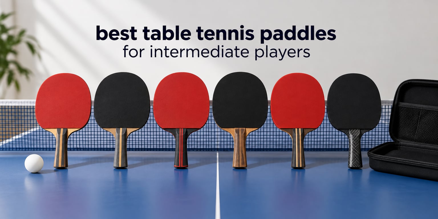 best table tennis paddles for intermediate players